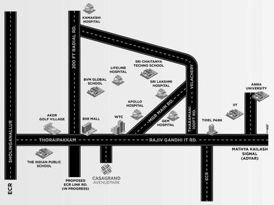 Project Image of 0.0 - 2955.0 Sq.ft 4 BHK Apartment for buy in Casagrand Avenue Park
