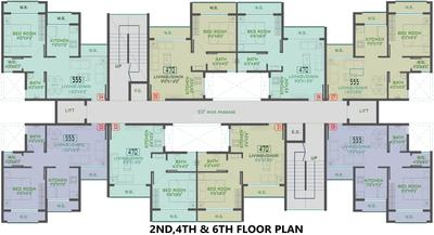 Project Image of 217.0 - 404.0 Sq.ft 1 BHK Apartment for buy in Emperia Akshar Rivergate Plot F