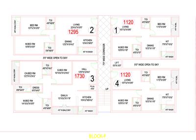 Project Image of 1000.0 - 1820.0 Sq.ft 2 BHK Apartment for buy in Golden Seven Hills