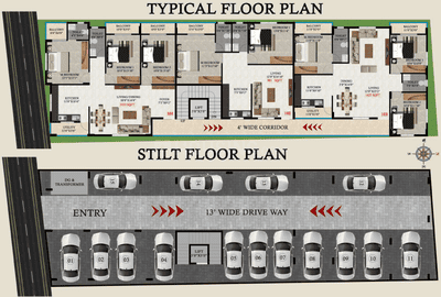 Project Image of 0.0 - 1450.0 Sq.ft 3 BHK Apartment for buy in SLV Savi Samrudhi