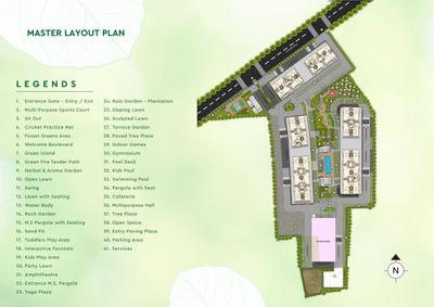 Project Image of 439.0 - 930.0 Sq.ft 2 BHK Apartment for buy in Godrej Greens