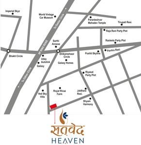 Sahajanand Satved Heaven Location Plan 1