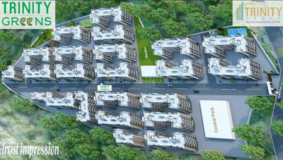Project Image of 393.0 - 530.0 Sq.ft 1 BHK Apartment for buy in Trinity Greens