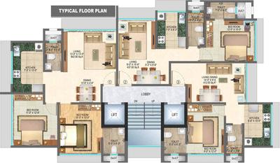 Project Image of 412.0 - 642.0 Sq.ft 1 BHK Apartment for buy in JPV Disha