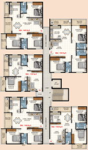 Project Image of 1095.0 - 1720.0 Sq.ft 2 BHK Apartment for buy in Sri Balaji Rose Woods
