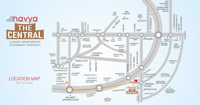 Project Image of 860.9 - 1031.61 Sq.ft 2 BHK Apartment for buy in Navya The Central