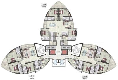 Project Image of 1134.0 - 2906.0 Sq.ft 2 BHK Apartment for buy in Jaypee Tiara Tower