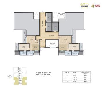 Project Image of 345.0 - 537.0 Sq.ft 1 BHK Apartment for buy in Spenta Ornata Amber
