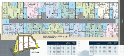 Project Image of 630.0 - 1248.0 Sq.ft 1 BHK Apartment for buy in Rohini Nakshatra