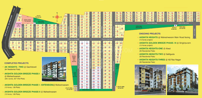 Project Image of 1350.0 - 2250.0 Sq.ft Residential Plot Plot for buy in Akshita Golden Pride