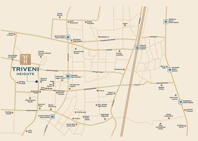 Project Image of 675.0 - 890.0 Sq.ft 2 BHK Apartment for buy in Jet Triveni Heights