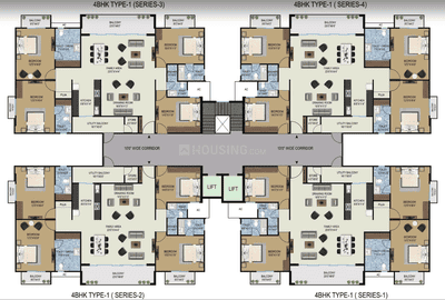 Project Image of 2350.0 - 4170.0 Sq.ft 3 BHK Apartment for buy in Virasha Nisarga
