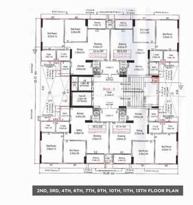 Project Image of 0.0 - 611.17 Sq.ft 2 BHK Apartment for buy in Bansidhar Jaldeep Trident