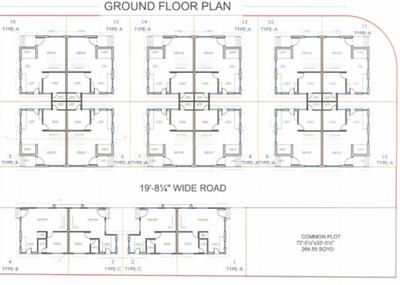 Project Image of 1040.55 - 1177.68 Sq.ft 4 BHK Villa for buy in Satvik Bunglows Phase 1
