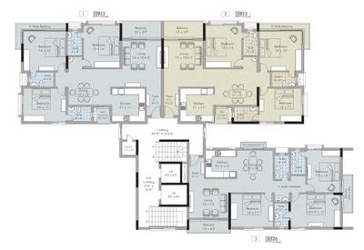 Project Image of 1709.0 - 3455.0 Sq.ft 3 BHK Apartment for buy in Appaswamy Cerus