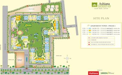 Project Image of 1250.0 - 1600.0 Sq.ft 2 BHK Apartment for buy in Ashiana Greens