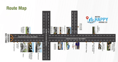 Project Image of 929.0 - 2930.0 Sq.ft Residential Plot Plot for buy in Metro Happy Avenue 2