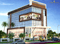NK OAK Wood Poddar Residency Elevation 1