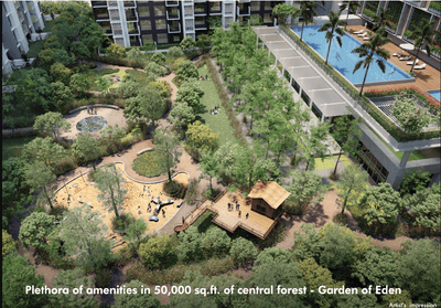 Project Image of 353.06 - 694.7 Sq.ft 1 RK Apartment for buy in Lodha Woods Tower 8