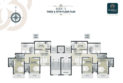 Project Image of 961.32 - 1296.19 Sq.ft 2 BHK Apartment for buy in Devashri Elanza 1 And 2