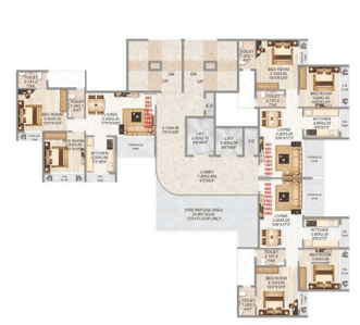 Project Image of 0.0 - 475.44 Sq.ft 2 BHK Apartment for buy in Welkin Mannat