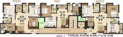 Project Image of 943.0 - 1667.0 Sq.ft 2 BHK Apartment for buy in Amaar Vrindavan Enclave