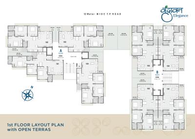 Project Image of 1007.18 - 1012.56 Sq.ft 3 BHK Apartment for buy in Radhe Vrundavan Elegance