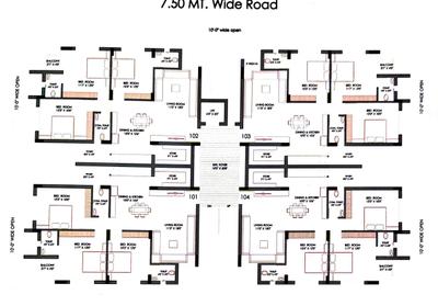 Project Image of 937.0 - 945.0 Sq.ft 3 BHK Apartment for buy in Akshar Pride
