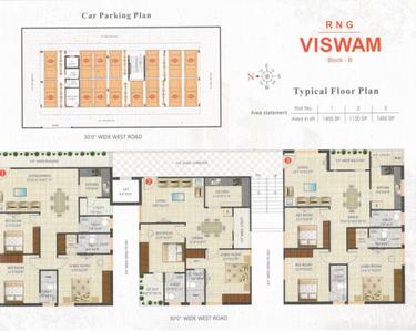 Project Image of 1120.0 - 1455.0 Sq.ft 2 BHK Apartment for buy in RNG Viswams Sunrise B Wing