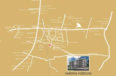 Project Image of 1002.0 - 1263.0 Sq.ft 2 BHK Apartment for buy in Saritha Fortune