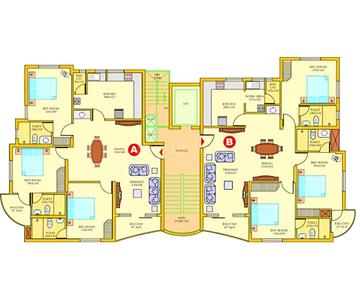 Project Image of 0.0 - 1500.0 Sq.ft 3 BHK Apartment for buy in ABAD Harmony