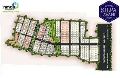 Project Image of 1350.0 - 4500.0 Sq.ft Residential Plot Plot for buy in Shukruthi Silpa Avani