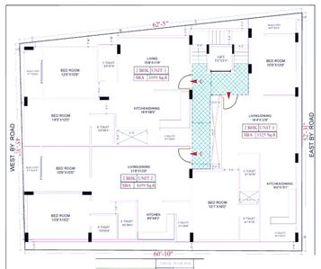 Project Image of 1059.0 - 1125.0 Sq.ft 2 BHK Apartment for buy in SLV Lotus