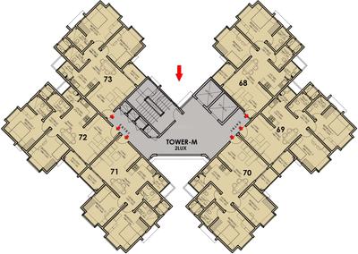 Project Image of 1047.0 - 1724.0 Sq.ft 2 BHK Apartment for buy in Divya Sree Republic Of Whitefield
