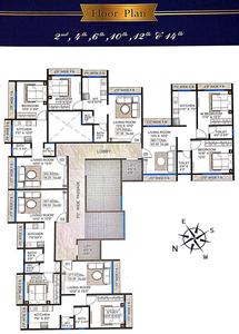 Project Image of 351.44 - 566.94 Sq.ft 1 BHK Apartment for buy in Om Vighnaharta Tower
