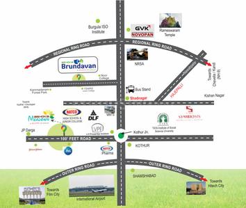 Ashoka Brundavan Location Plan 1