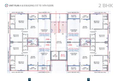 Project Image of 648.74 - 859.71 Sq.ft 2 BHK Apartment for buy in Sahjanand Tilak Heritage