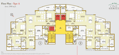 Project Image of 1484.0 - 2900.0 Sq.ft 3 BHK Apartment for buy in ATS One Hamlet