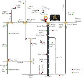 Project Image of 1334.94 - 1370.25 Sq.ft 3 BHK Apartment for buy in Gagan Unnatii Phase 3