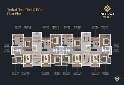 Project Image of 603.0 - 657.0 Sq.ft 2 BHK Apartment for buy in Neeraj Vihar