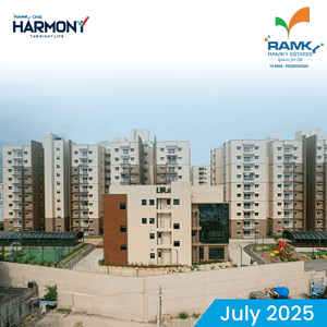 Project Image of 1155.0 - 1595.0 Sq.ft 2 BHK Apartment for buy in Ramky One Harmony