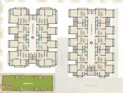 Project Image of 675.0 - 936.0 Sq.ft 1 BHK Apartment for buy in Sun Radhe Heights