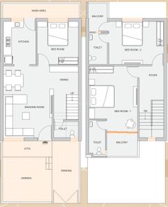 Project Image of 596.97 - 945.39 Sq.ft 2 BHK Villa for buy in Diya Dev Kutir Phase 1