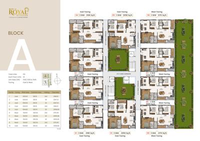 Project Image of 1432.0 - 2176.0 Sq.ft 2 BHK Apartment for buy in Siri Royal Spaces
