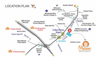 Eagle Madhav Appartment Location Plan 1