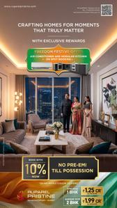Project Image of 438.0 - 725.0 Sq.ft 1 BHK Apartment for buy in Ruparel Pristine