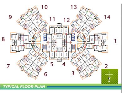 Project Image of 1294.0 - 2535.0 Sq.ft 2 BHK Apartment for buy in Ratan Galaxy Phase II