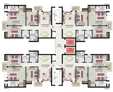 Project Image of 610 Sq.ft 1 BHK Apartment / Flat for sale in Sector 131 for Rs. 6000000