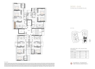 Project Image of 478.13 - 1008.0 Sq.ft 1 BHK Apartment for buy in Courtyard