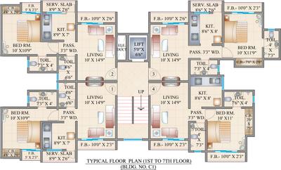 Project Image of 417.0 - 694.0 Sq.ft 1 BHK Apartment for buy in Rosa Elite